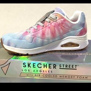 Skecher Street Los Angeles Hyped Hippie Uno Sneakers Size 8 - New